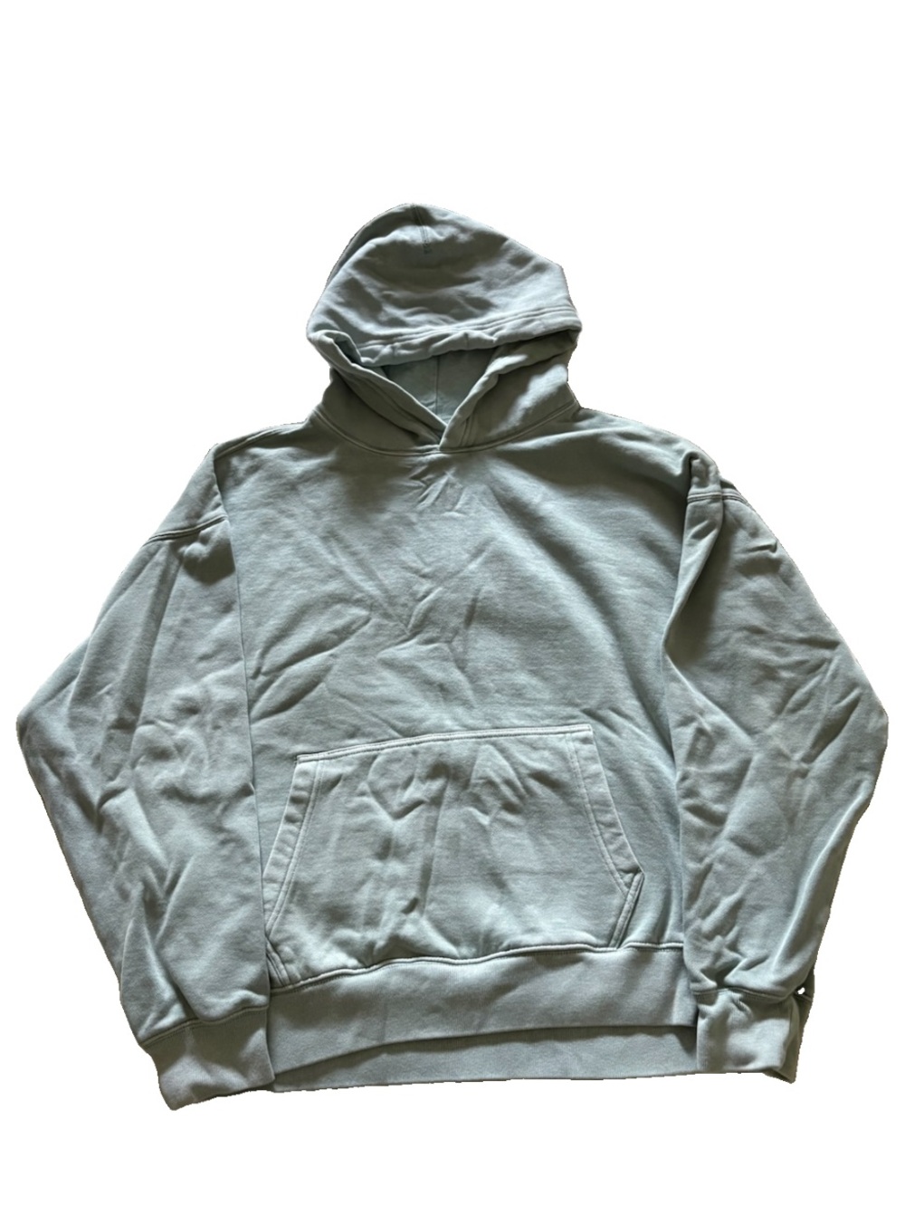Aeropostale Pale Blue/Green Hoodie - Oversized Pullover Sweatshirt